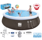 Preview: Happy People Quick Up Pool Set, 450x106 cm, 77505